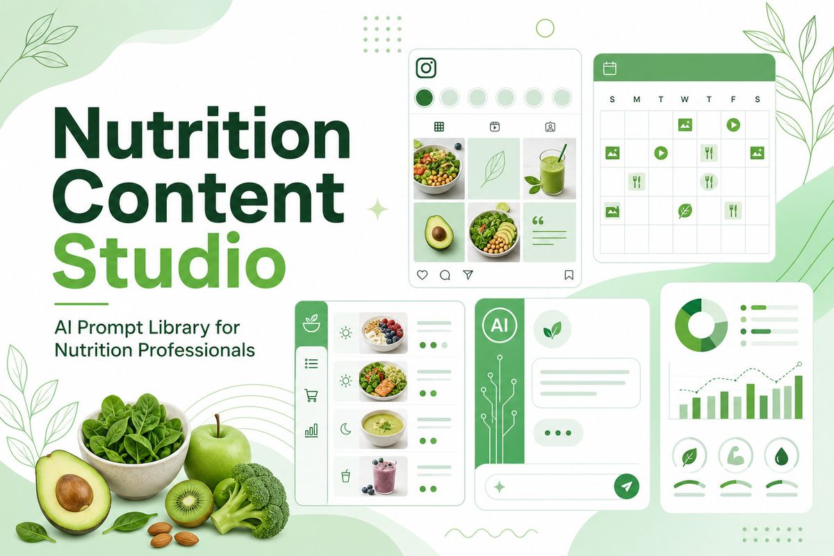 Capa do produto Nutrition Content Studio