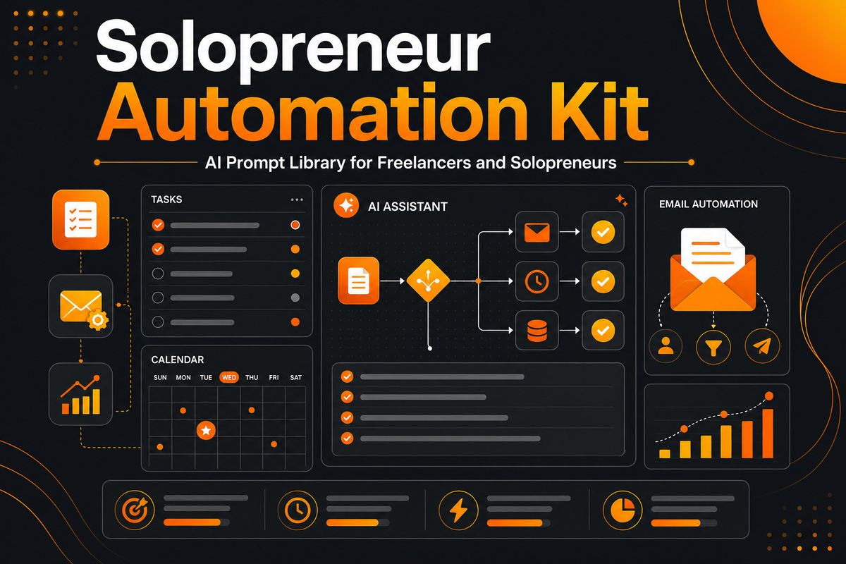 Capa do produto Solopreneur Automation Kit